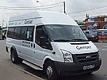 Бесплатный автобус Genser в пункт аренды автомобилей АрендаАвто-грь на Новорязанском шоссе